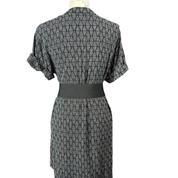 H&m black and gray dress size 2 - Picture 3 of 9